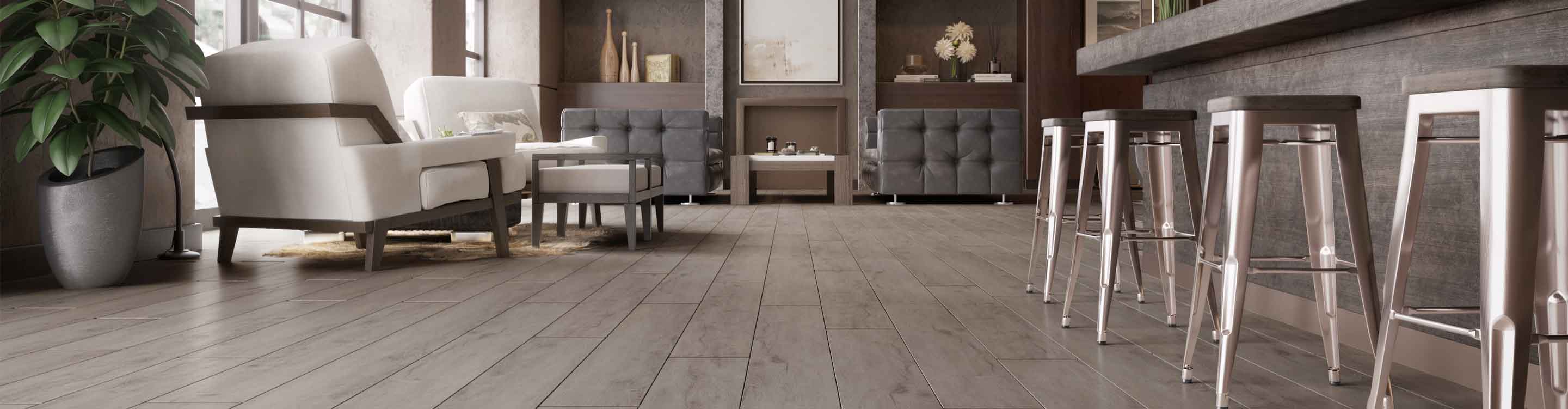 commercial flooring in Barrie, ON, hotel lobby