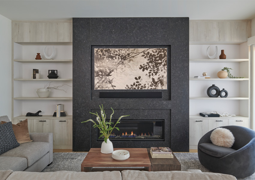 Living Room Interior Design by Diana Bastone Designs and Photography by Stephani Buchman