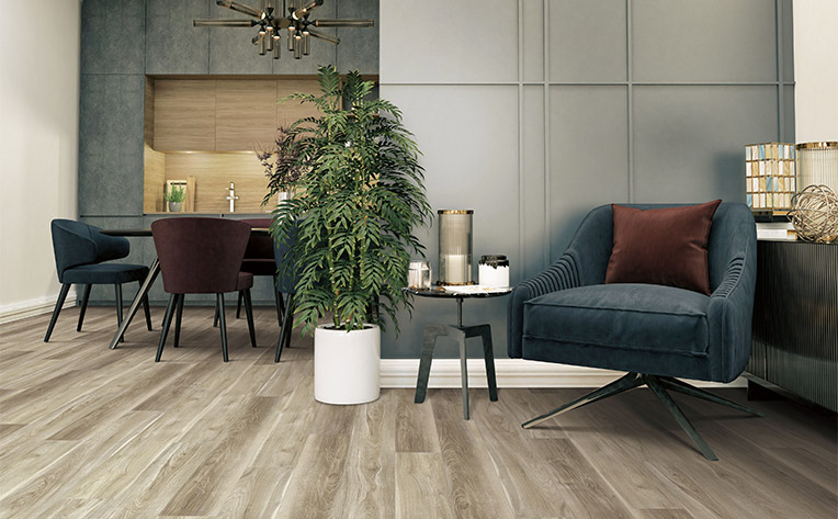 luxury vinyl floor installation in Barrie, ON